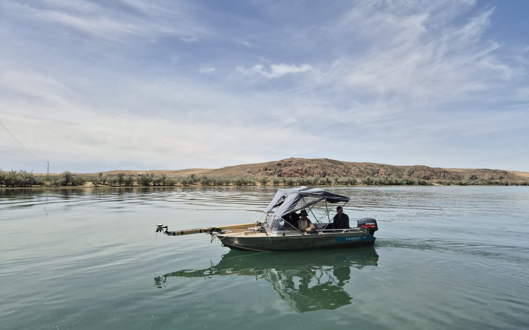 Collecte de données sur la rivière Ili, Kazakhstan